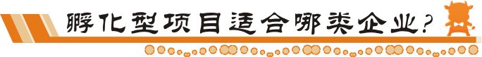 孵化型項(xiàng)目適合哪些企業(yè)