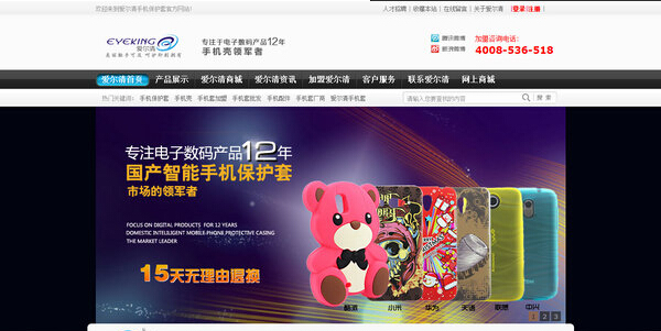 愛(ài)爾清營(yíng)銷型網(wǎng)站