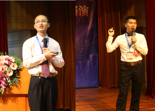 王總（左）段總（右）