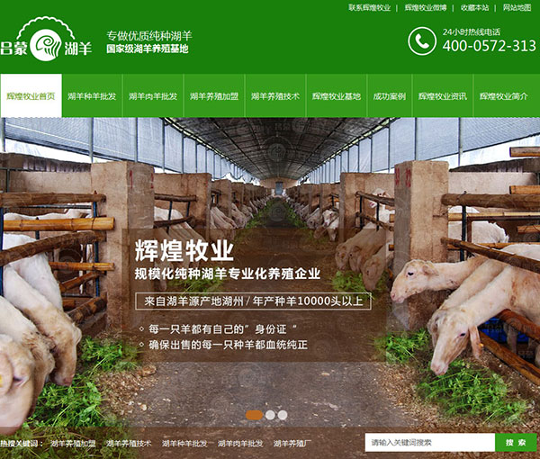 輝煌牧業(yè)老網(wǎng)站截圖
