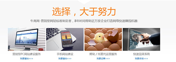 牛商網(wǎng)營銷型網(wǎng)站