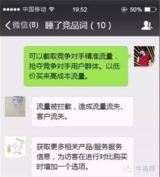 競(jìng)品詞策略